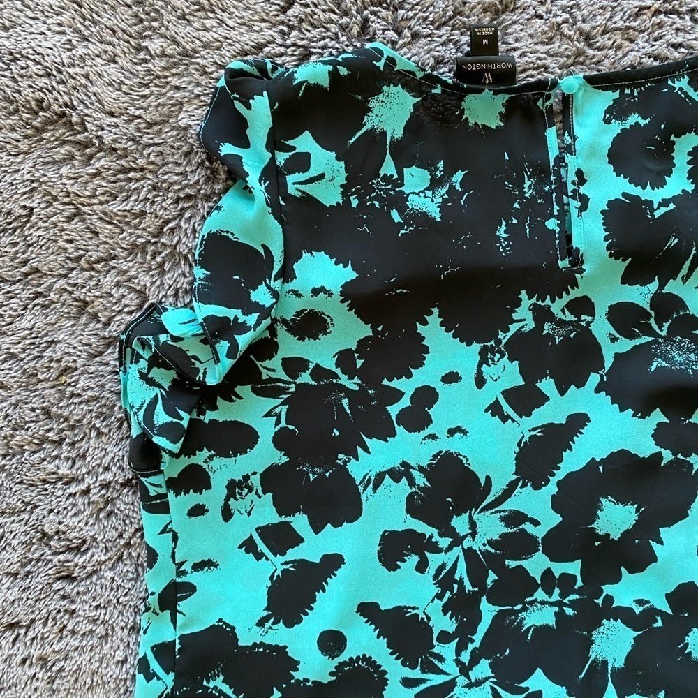 WORTHINGTON Women’s Ruffle Blouse - Picture 8 of 16